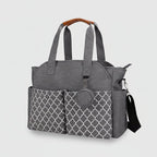 Sac à Langer Bandoulière Motif Géométrique – Grande Capacité 15 kg