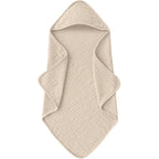 Cape de Bain Bébé en Mousseline de Coton – Serviette à Capuche Douce