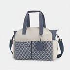 Sac à Langer Bandoulière Motif Géométrique – Grande Capacité 15 kg
