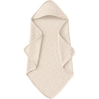 Cape de Bain Bébé en Mousseline de Coton – Serviette à Capuche Douce