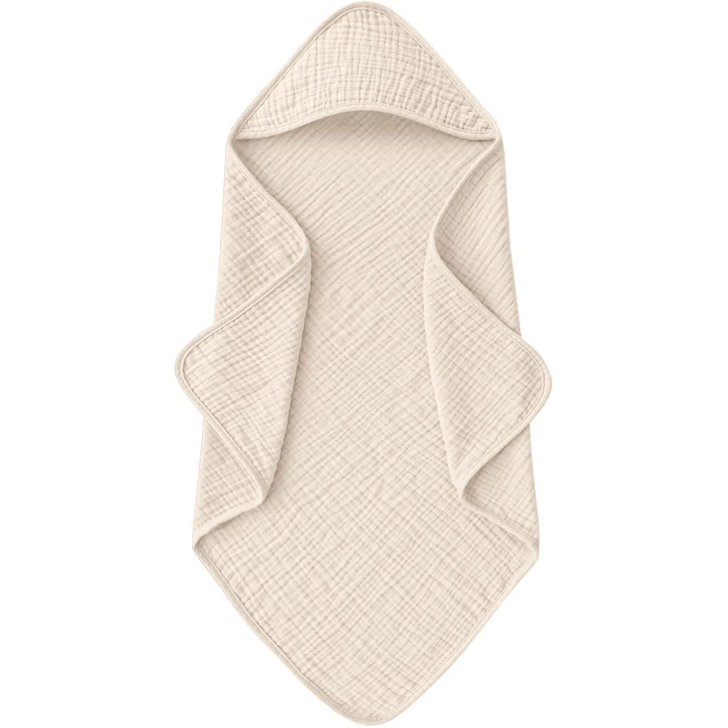 Cape de Bain Bébé en Mousseline de Coton – Serviette à Capuche Douce