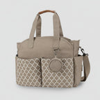 Sac à Langer Bandoulière Motif Géométrique – Grande Capacité 15 kg