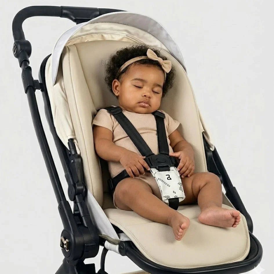 Coussin de Poussette avec Têtière – 70 × 41 cm, 4,3 cm d'épaisseur - MyBabyly