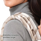Porte-Bébé Bretelles Croisées Coton – Pied-de-Poule, 510 g - MyBabyly