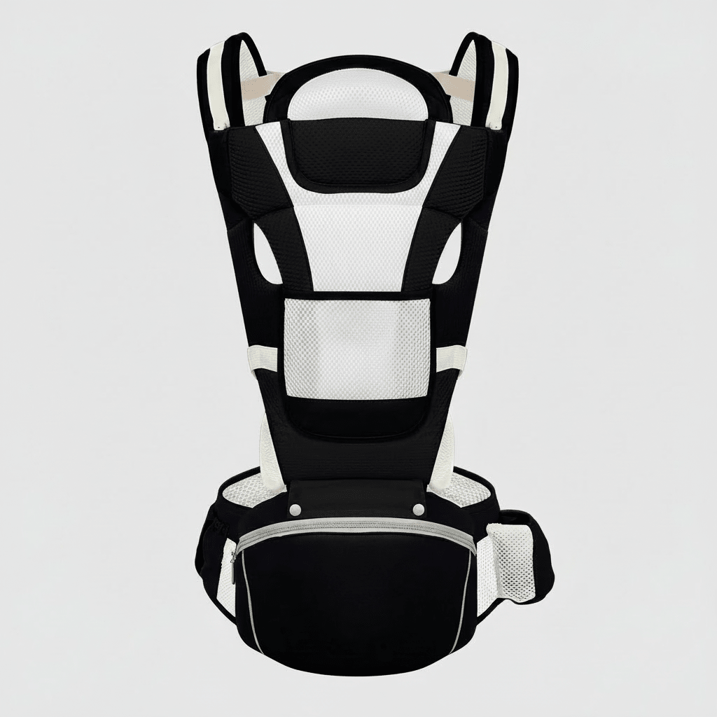 Porte-Bébé Ergonomique avec Siège de Hanche – Confort 4 Saisons - MyBabyly