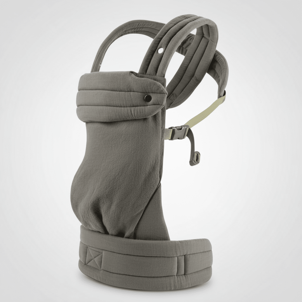 Porte-Bébé Ergonomique en Lin – Ajustable & Confort Optimal (Jusqu'à 20 kg) - MyBabyly