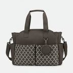Sac à Langer Bandoulière Motif Géométrique – Grande Capacité 15 kg - MyBabyly