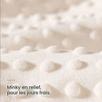 Tapis de Poussette Réversible Gaze & Minky – 40 × 80 cm - MyBabyly