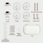 Tire-Lait Électrique Portable Mains Libres – 4 Modes & 60 Niveaux Rechargeable USB - MyBabyly